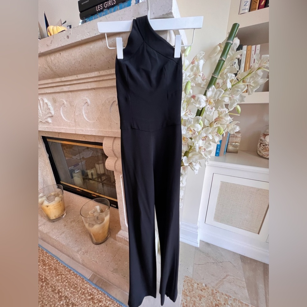 Elegant Black Jumpsuit by Ermanno Scervino – Sophisticated and Chic